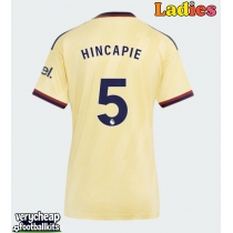 Arsenal Piero Hincapie #5 Replica Third Shirt Ladies 2026-27 Short Sleeve